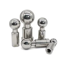 

BSP1/2"-2" Inch Stainleess Rotary Spray Ball Sanitary Female Thread CIP Tank Cleaning Head 360 Degree Coverage Wash Fitting