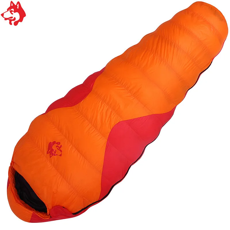 Jungle King CY660 4 Seasons 3 Kinds of Thickness Camping Travel Hiking White Duck Down Feather Filled Mummy Down Sleeping Bags 3