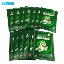 Sumifun, 16 unidades, Vietnam, bálsamo blanco de Tigre, parche para el dolor, músculo, hombro, cuello, artritis, yeso médico Herbal chino C068