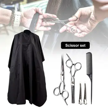 

Sharp Blade 6Pcs Hairdressing Scissors Professional Hair Scissors Set Hair Cutting Shears Barber Scissor Cut Razor