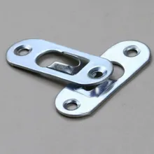 10 Pcs Hangers Metal Hanging Piece Hook Wall Invisible Flat Hanging Piece Furniture Connector Accessories Advertising Signboard