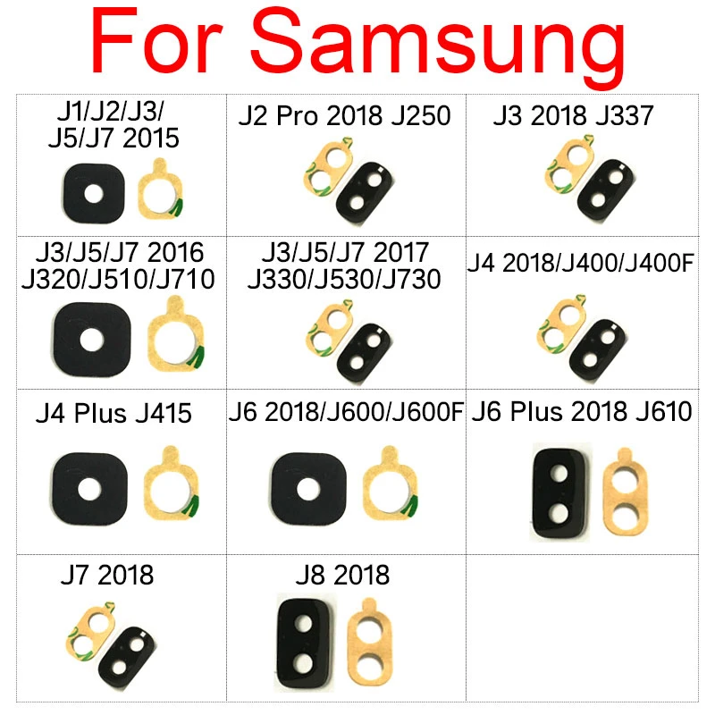 Main Camera Glass Lens Sticker For Samsung Galaxy J1 J2 J3 J5 J7 Plus Pro 15 16 17 18 J310 J330 J510 J530 J710 J730 J400 Mobile Phone Flex Cables Aliexpress
