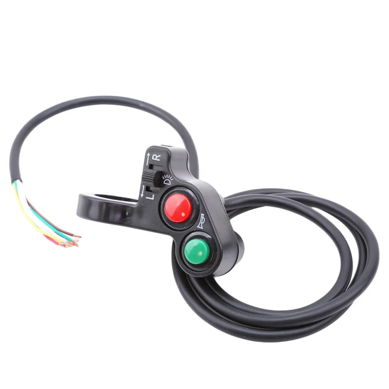 1pc E Bike Motorcycle Handlebar Switch Assembly Electric Scooter Dirt