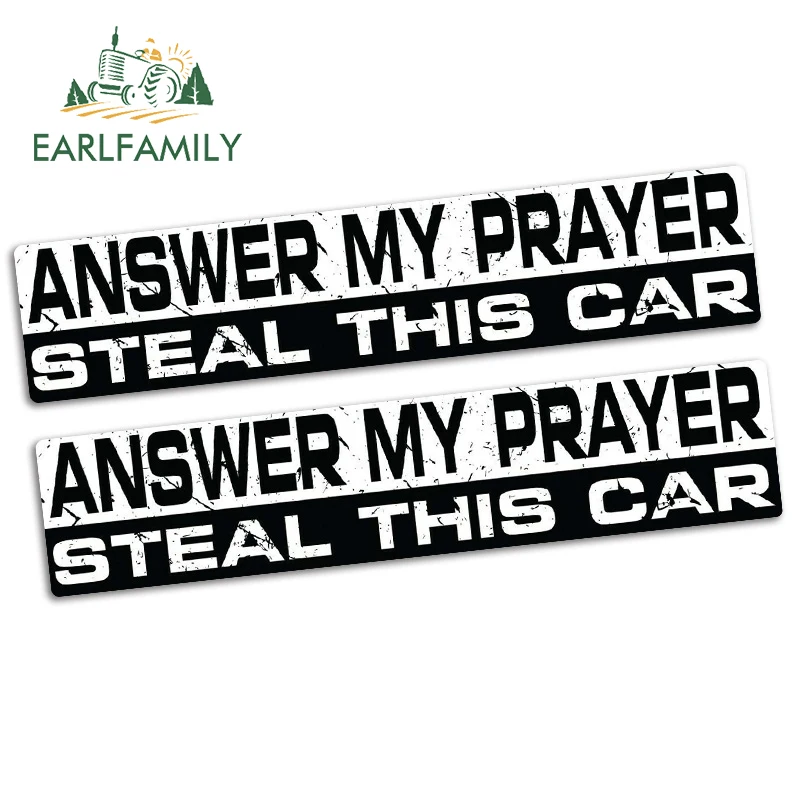 EARLFAMILY 15cm x 3.2cm Funny Steal This Car Bumper Sticker Vinyl JDM 4X4 Truck Offroad Vehicle Decal Stickers 2pcs | Автомобили и
