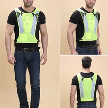 High Visibility Vest Night Reflective Safety Waistcoat for Sports Running Riding AIA99