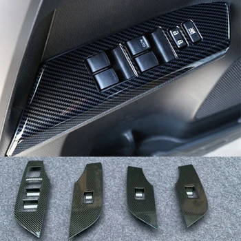 

For Toyota RAV4 RAV 4 2019 2020 Window Lift Rise Switch Button Cover Trims LHD Interior Accessories Door Armrest Panel