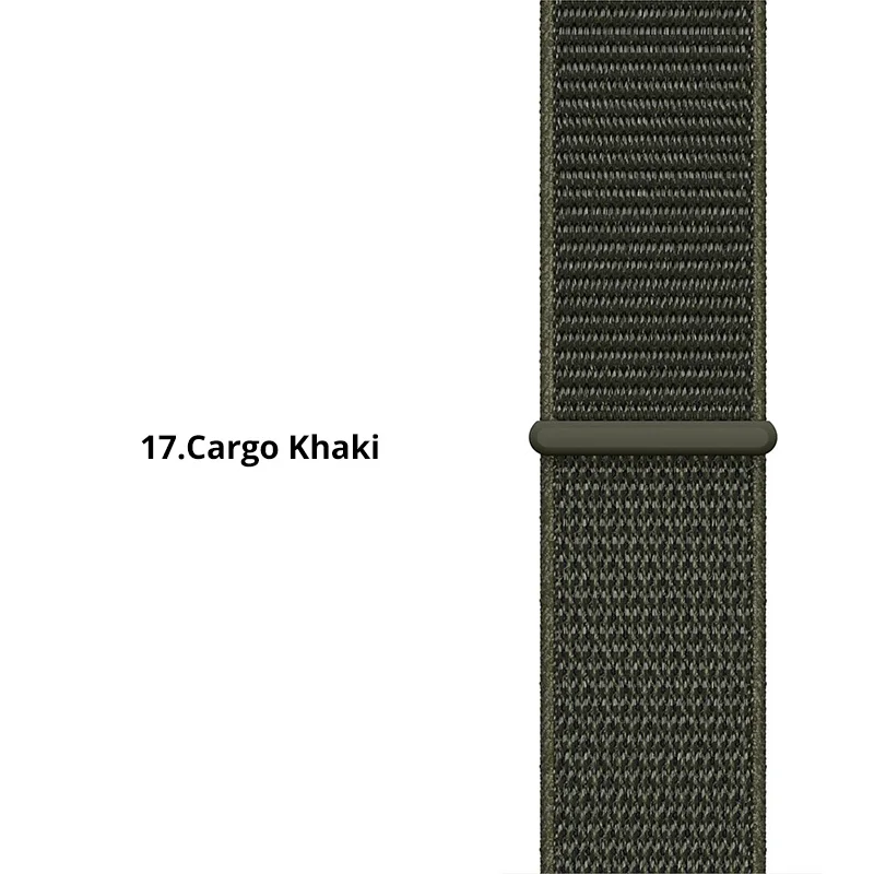 22 мм 20 мм нейлоновый ремешок для samsung Galaxy Watch 46 мм 42 мм ремешок для samsung gear S3 Classic Frontier gear S2 Huami Amazfit - Цвет ремешка: Cargo Khaki