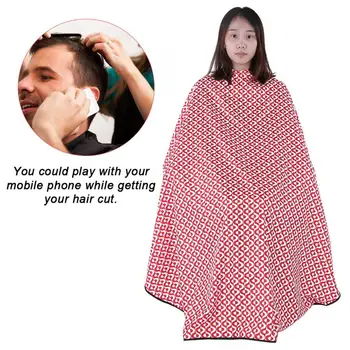 

Hair Cut Waterproof Anti-static Stying Capes Oilproof Salon Cape Barber Hairdressing Wrap Red Hairdressing Tools