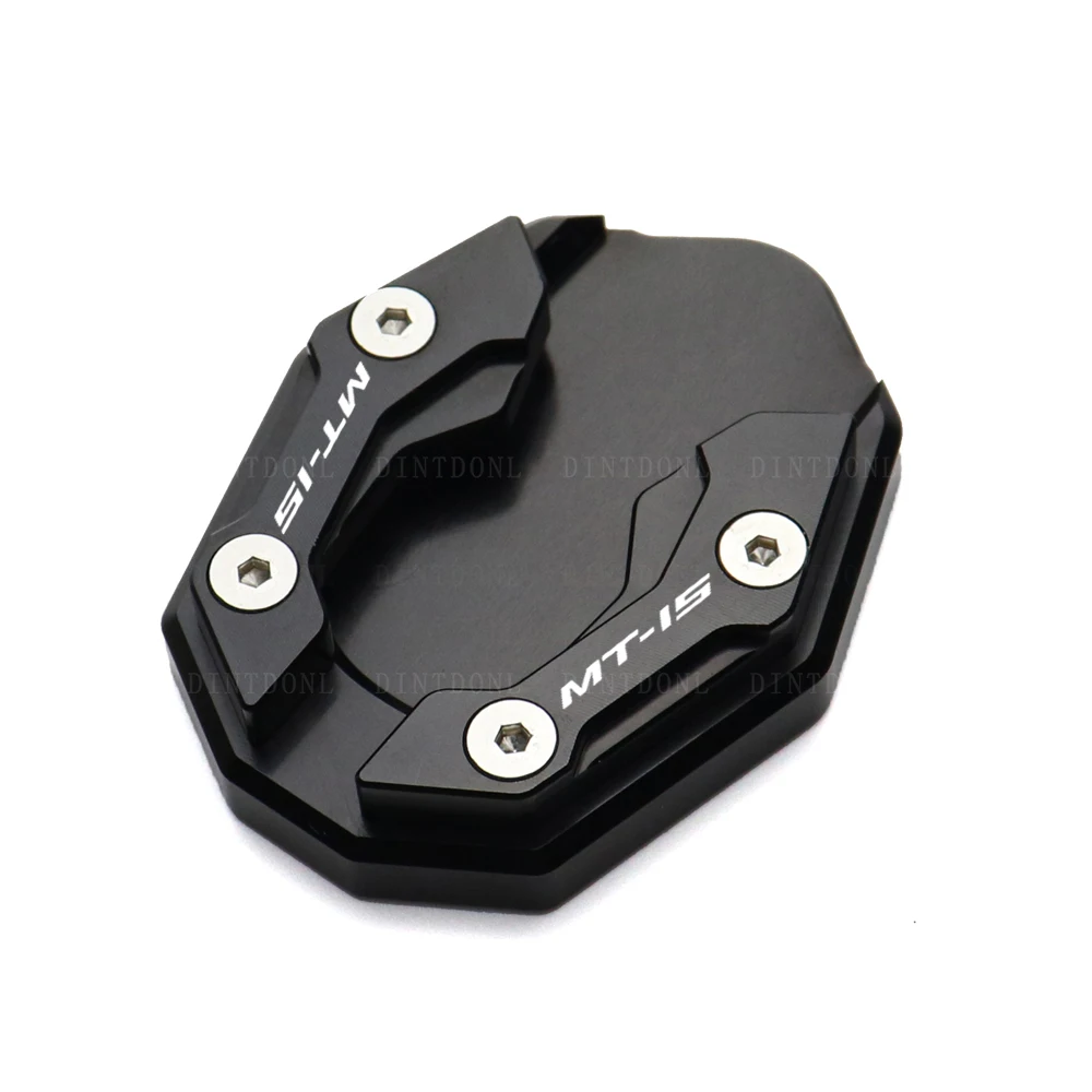 Motorcycle Accessories Side Kickstand Extension Plate For YAMAHA MT15 M-SLAZ MT125 2015- MT FZ 15 25 Motorcycle Stand Enlarger Foot Pad