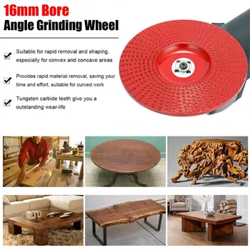 

New Professional Steel Wood Angle Grinding Wheel Sanding Carving Rotary Tool Abrasive Disc for Angle Grinder with 16mm Bore