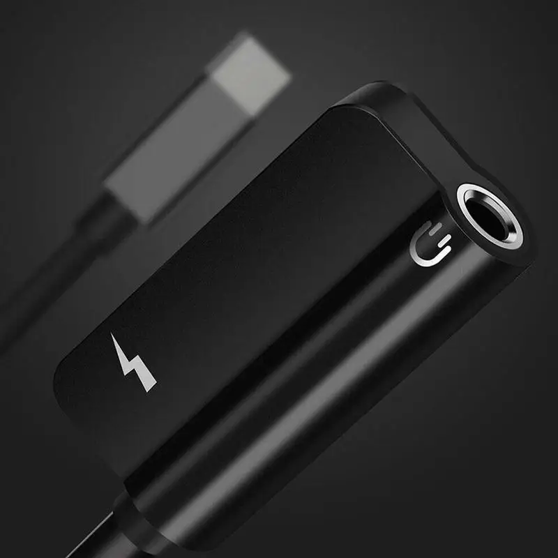 2 в 1 usb type-C аудио адаптер для зарядки type C Мужской Женский Разъем для наушников Pro конвертер P20 для huawei Зарядка 3,5 мм до w X4O9