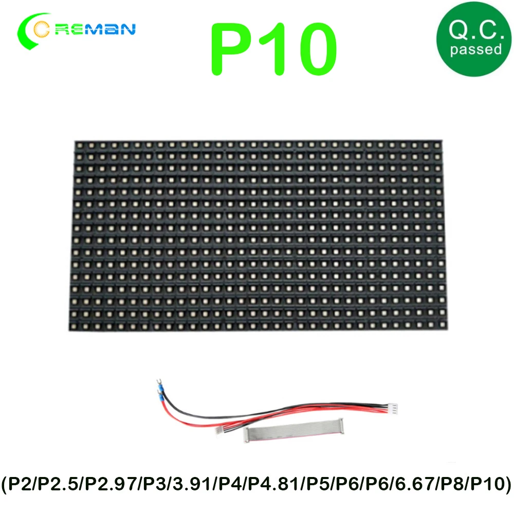 P10 RGB светодиодная матрица панель экрана высокая яркость 7000 внешний светодиодный