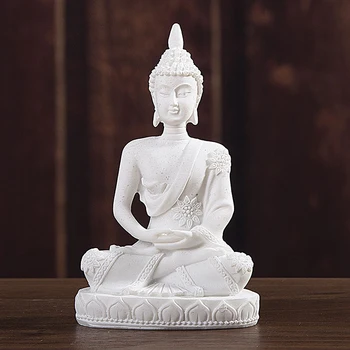 

Car Decoration Nature Sandstone Buddha Figurine Sculpture Home Interior Decoration for Home Car Office 7.5X5X11cm