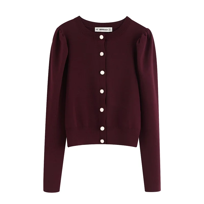 

Women's Classice Cardigan Sweater Autumn Female Slim Single Breasted Short Cardigans Coat Knitting Sweaters FemaleC9513