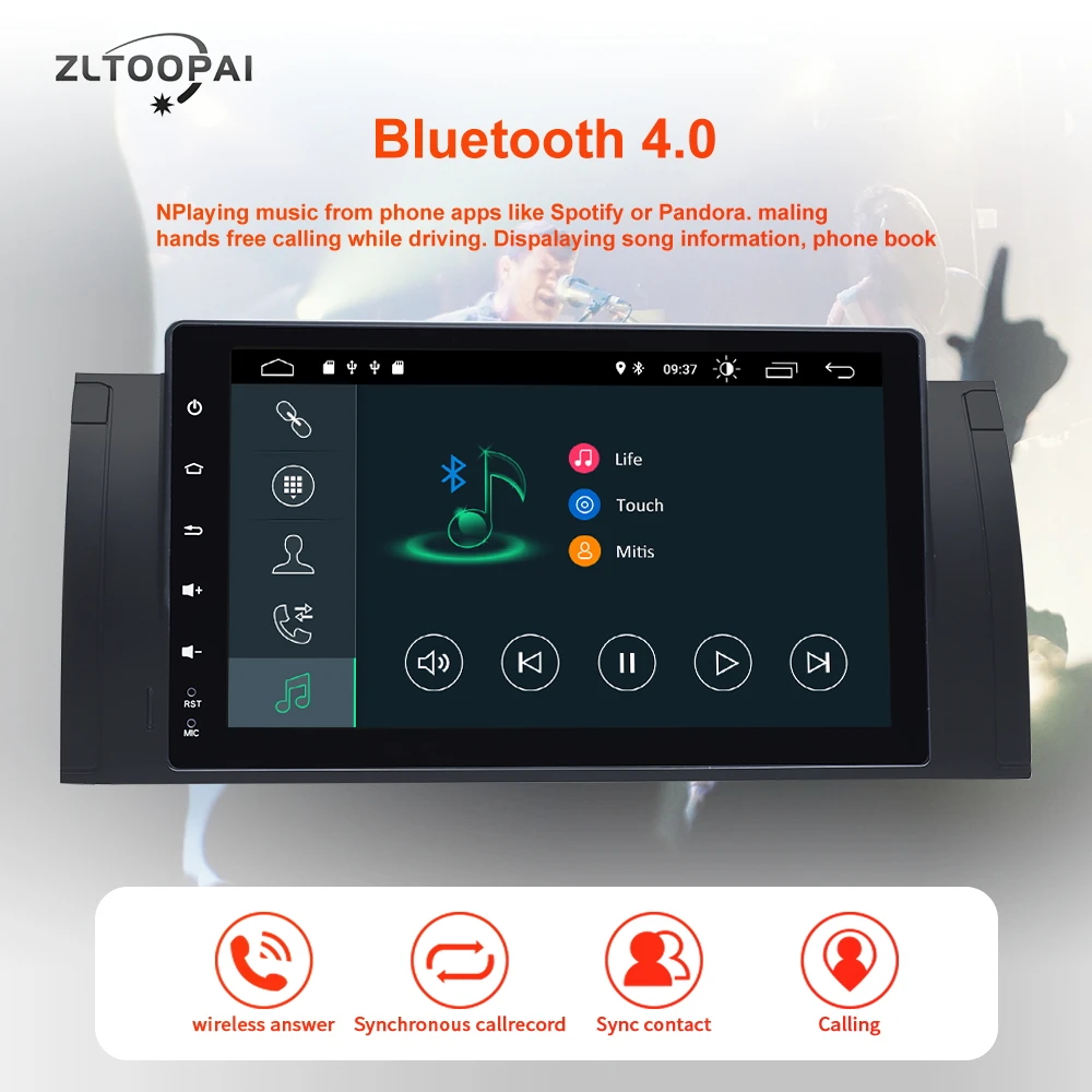  ZLTOOPAI 2 Din Car Player Auto Radio Android 10 For BMW 5 Series X5 E53 E39 CANBUS Car Multimedia G