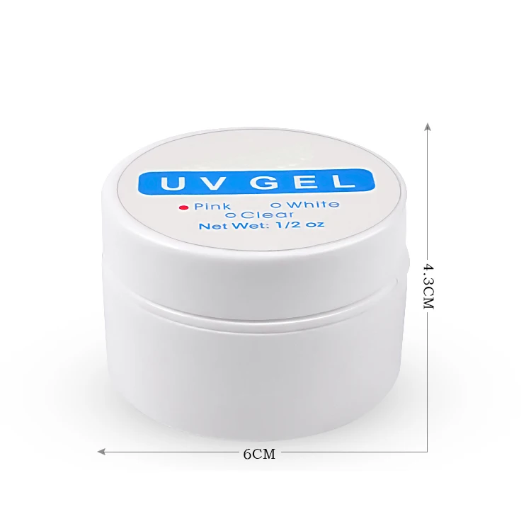 УФ гель для наращивания ногтей 3 цвета розовый/белый/прозрачный|tip glue|gel builderuv gel