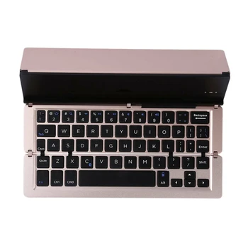 

for Ipad iPhone and More Bluetooth Keyboard Presspad Foldable Tri-Fold Triple Wireless Keyboard