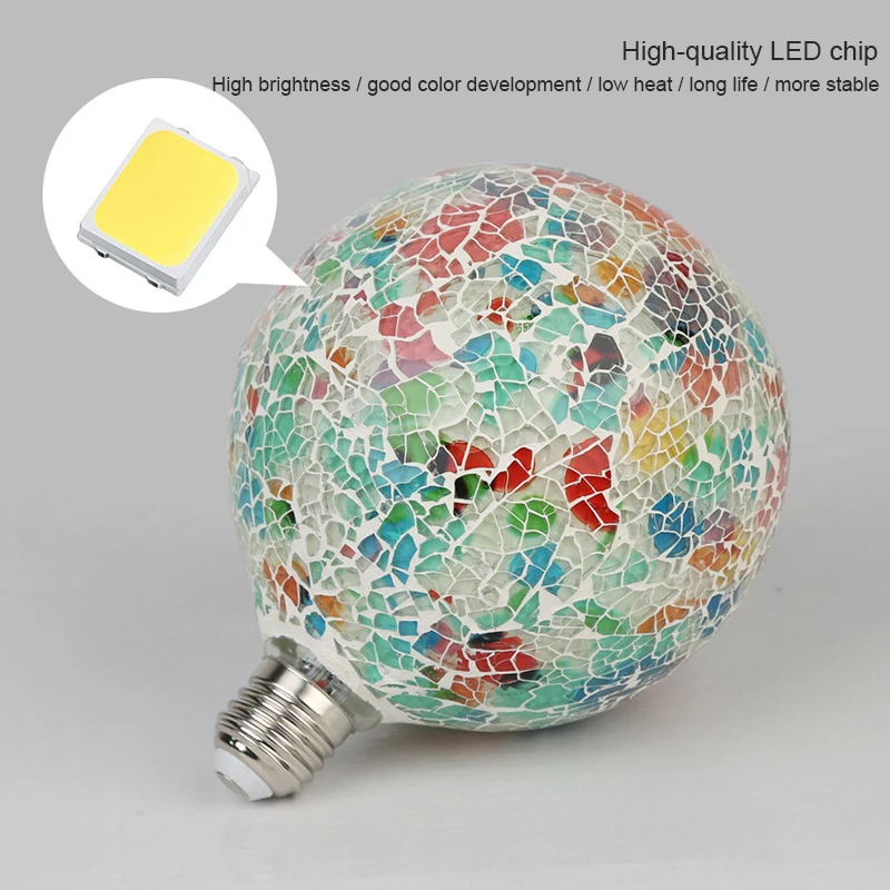 Классический дизайнерский светодиодный светильник с цветными лампочками