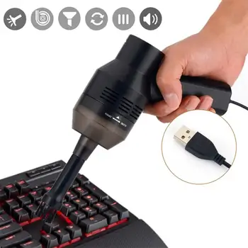 

Mini USB Keyboard Vacuum Cleaner Brush For Laptop Desktop PC Computer Portable Cleaners Tools Mini Handheld USB Vacuum Cleaner