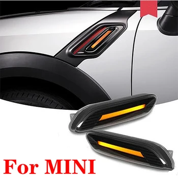 

For BMW For Mini Cooper R60 Countryman R61 Paceman 2 Pieces Car LED Side Marker Lights Turn Signal Light Side Repeater Lamp