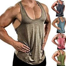 Gym Tank Top Men Fitness Clothing Mens Bodybuilding Tanks Tops Summer Gym Clothing for Male Sleeveless Vest Shirts Plus Size