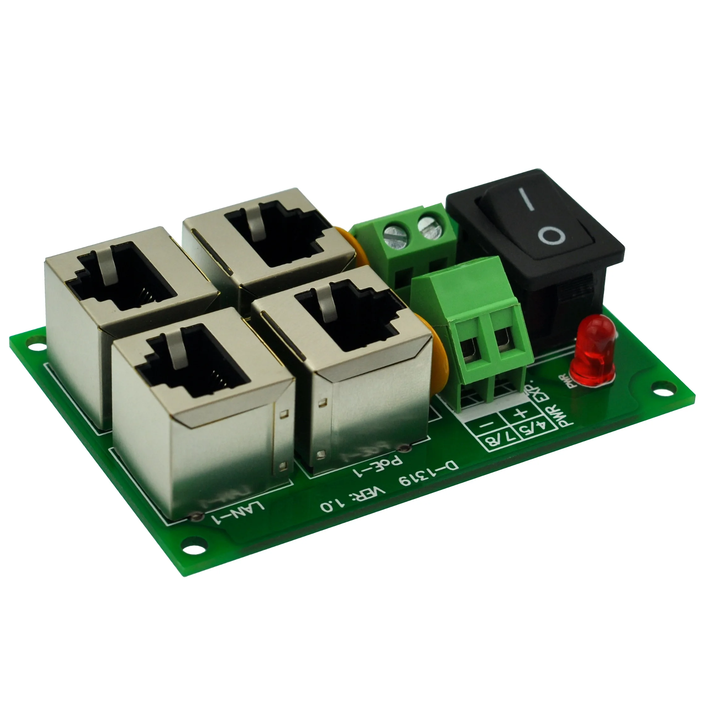 CZH-LABS 2 порта пассивный RJ45 PoE плата впрыска питания, питание через Ethernet инжекторный модуль