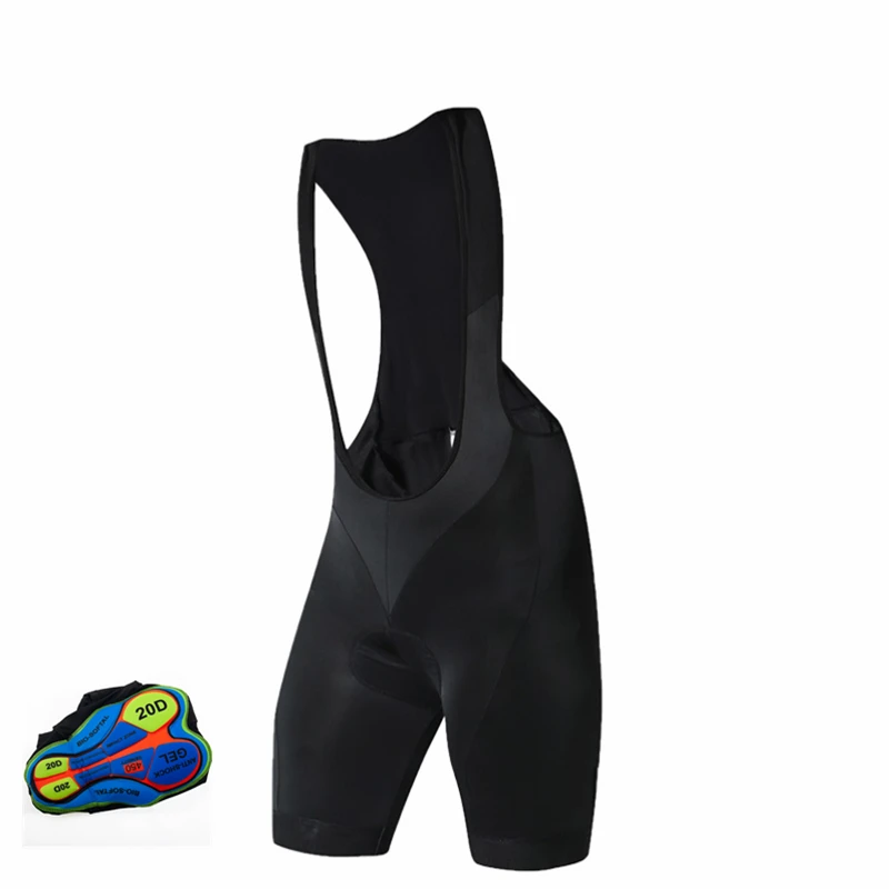 Высококачественные классические шорты с нагрудником велосипедные штаны 20D