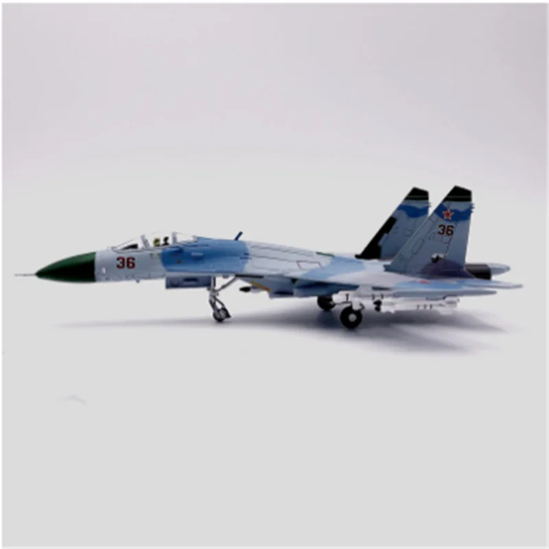 Коллекция 1:100 масштаб 20 см советские ВВС SU-27P модель истребителя Литой Сплав Су 27 Баррон море скальпель тяжелый истребитель дисплей
