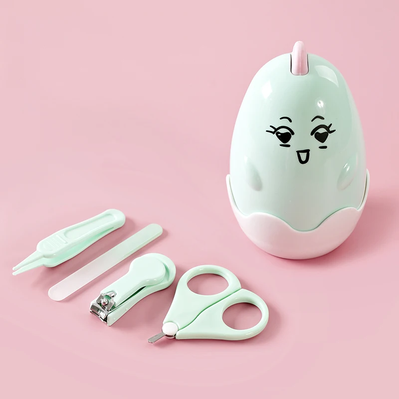 Tesouras do Prego do Bebê Cortador de Unhas Tesoura de Unha Terno de Segurança Cuidados com o Bebê Lindo Conjuntos Trimmer Cuidados Unhas Recém-nascido 4 Pçs - Set Mod. 258245 7 Cheap Cuidados c unhas