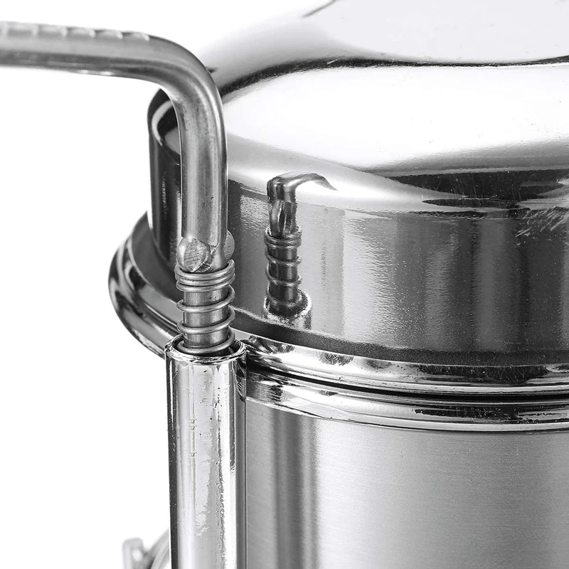 Hot-Camping Outdoor Alcohol Stove Portable Picnic Bbq Cooking Stove Stainless Steel Cookware Storage Bag Hiking Backpacking Co