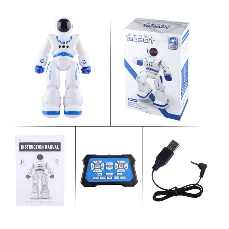 Parkten Hot Remote Control Robot Smart Action Walk Singing Dance Action Figure Gesture Sensor Toys Gift for Children