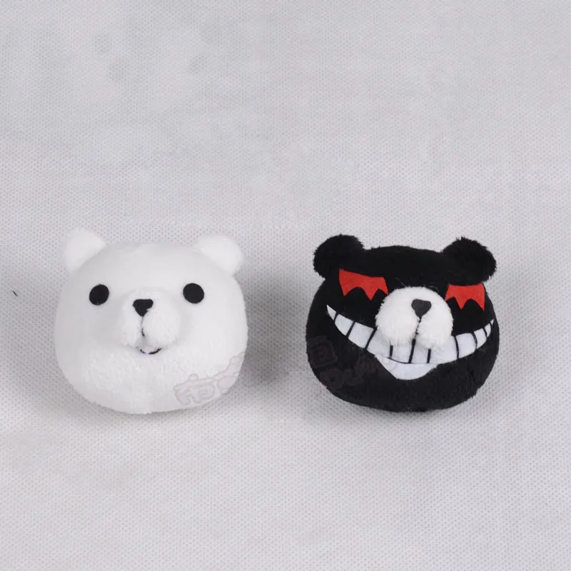 New Anime Dangan Ronpa Enoshima Junko Mono Kuma Bear Hairpin Rabbit Hair Clip Halloween Cosplay Plush Hair Clip Toy Gift