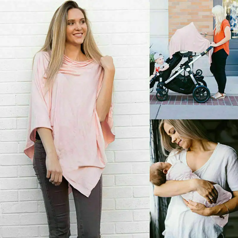 Women Nursing Breastfeeding Cover Up Scarf Warm Nursing Apron Baby Seat
