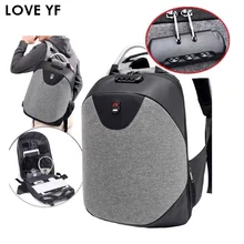 Рюкзак с защитой от краж, 15,6 дюймов, водонепроницаемый рюкзак для ноутбука, USB зарядка, мужской рюкзак для путешествий, подростковые школьные сумки на плечо