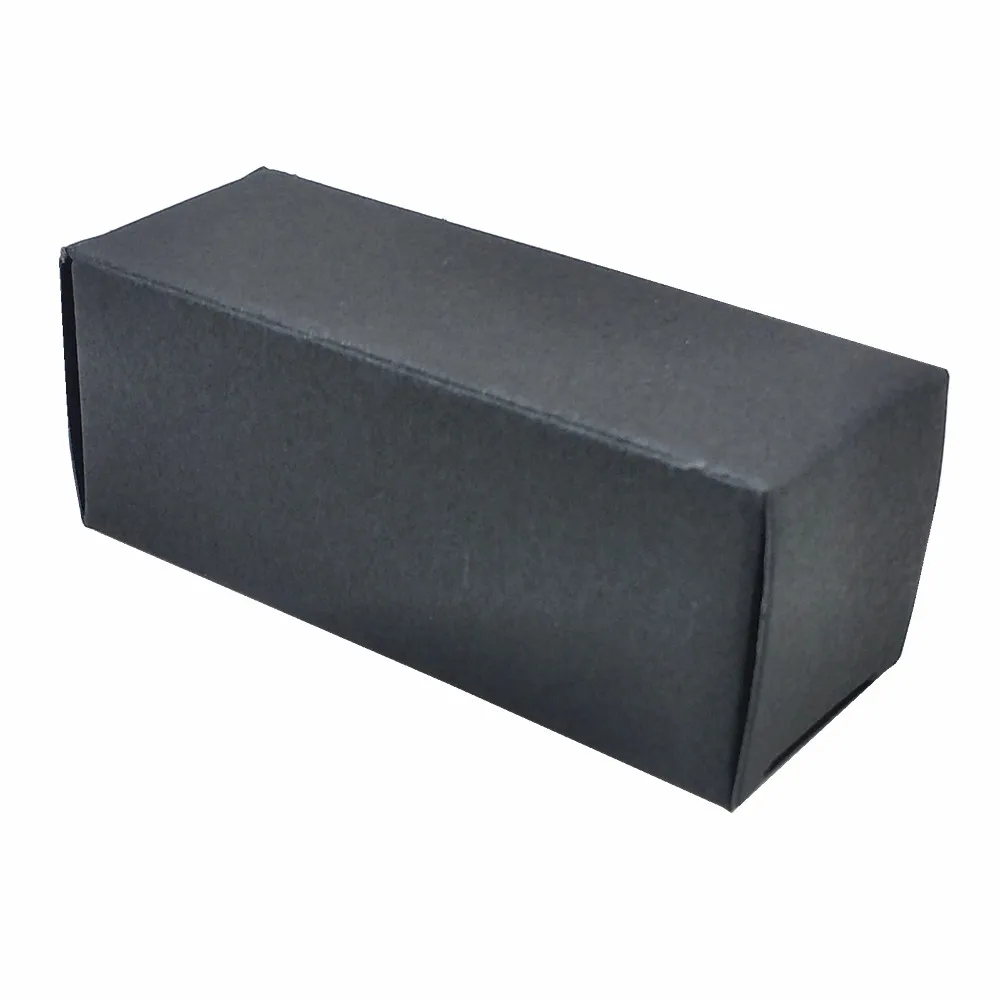 

500Pcs/Lot Black Foldable Kraft Paper Storage Boxes Dropper Essential Oil Bottle Package Box Party Lipstick Perfume Storage Box