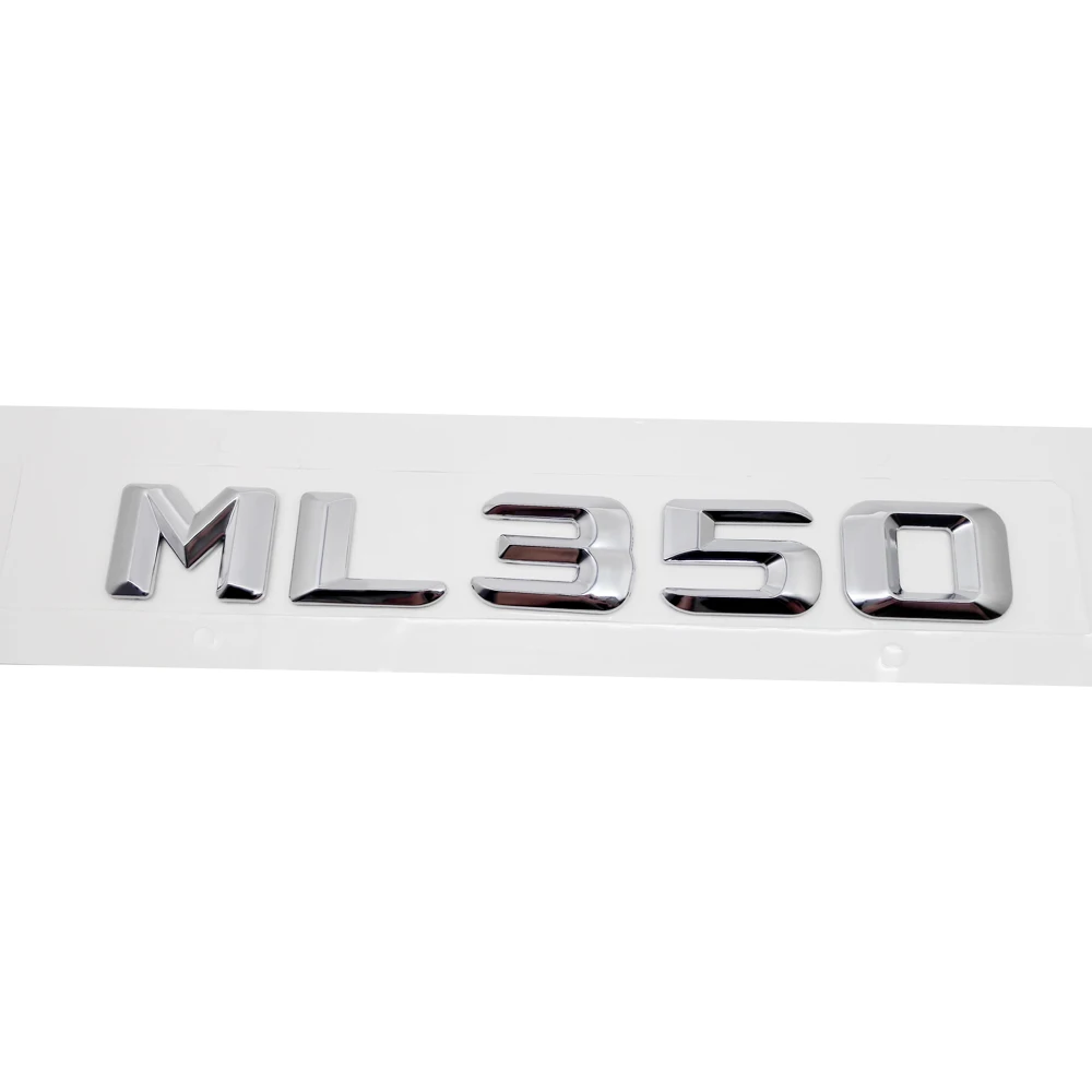 Хромированная наклейка для Mercedes Benz ML Class W163 W164 W166 W204 W203 W211 W210 W212 W205 Cla ML350|Наклейки