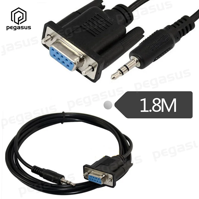 

1.8 Meters RS233 DB9 Female Serial Port to DC 3.5mm Male 3P Audio Connection Cable