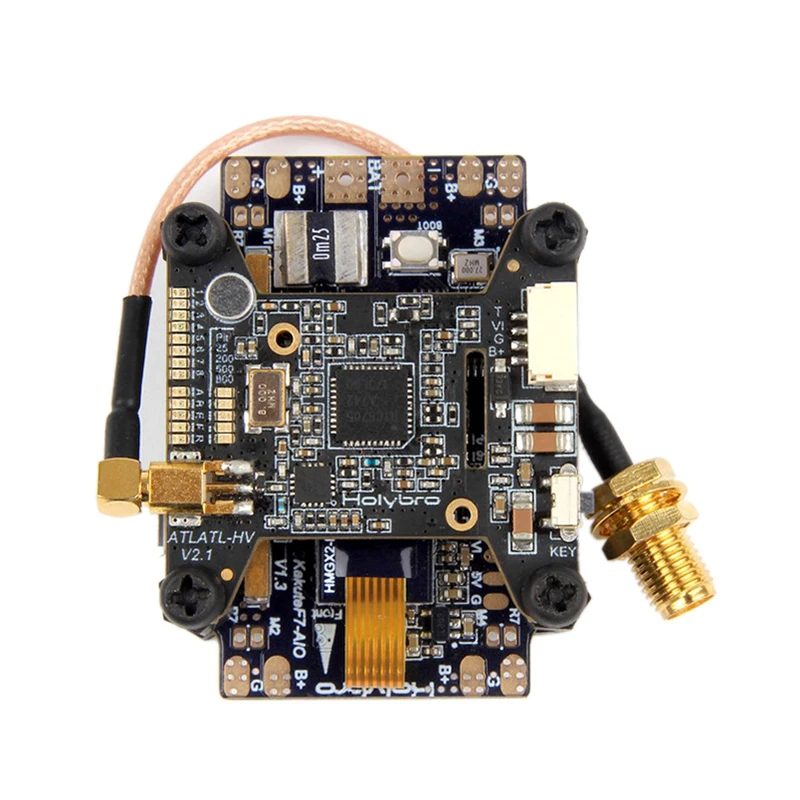 Holybro Kakute F7 AIO Контроллер полета OSD PDB+ Atlatl HV V2 5,8G FPV передатчик для радиоуправляемого дрона