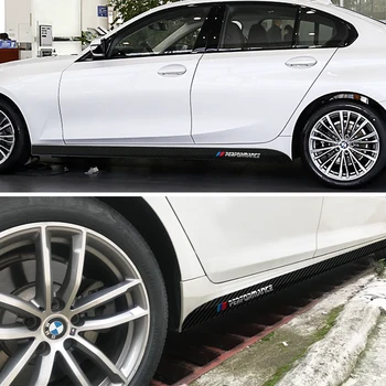 

2pcs Car Side Skirt Car Protector Door Sill Stickers For BMW e46 e90 e60 f30 e39 f10 e36 e30 f20 r1200gs e46 e87 e92 accessories