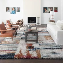 Современный минималистичный толстый ковер скандинавский гостиной журнальный Столик Прикроватный Модный мягкий ковер. Настраиваемый размер и цвет