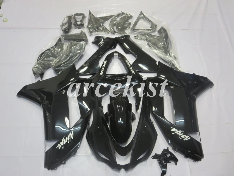 4 подарки ABS мотоцикл полный обтекатель комплект подходит для Kawasaki ZX6R 2007 2008 ZX-6R 07 08 ниндзя 636 Кузов Набор ярко-зеленый