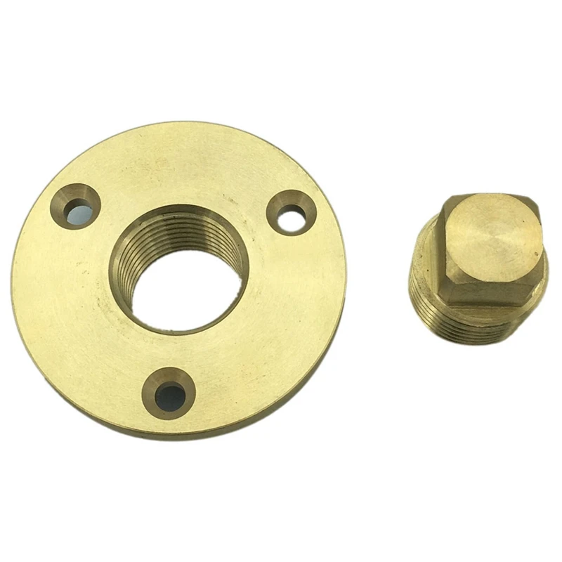 Brass Drain Plug Bronze Garboard Marine Boat Yacht Screw Drain Plug 1 Inch Mounting Hole Fishing