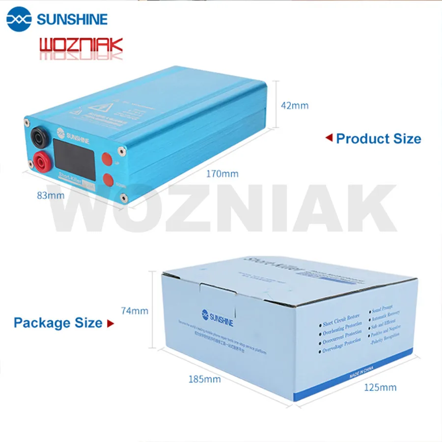 Mobile Phone Repair Short Circuit Eliminator Shortkiller by SUNSHINE Quickly Eliminate Motherboard Shorts 20A 30A for iphone