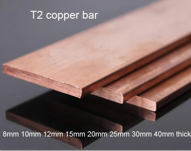 8mm 10mm 12mm 15mm 20mm 25mm thick T2 copper bar Article strip flat line busbar square Block | Обустройство дома
