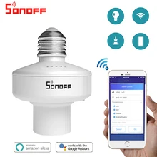 Sonoff Slampher R2 433 МГц РЧ умный Wi-Fi светильник держатель E27 лампочка WiFi переключатель умный дом для Alexa Google дом дропшиппинг
