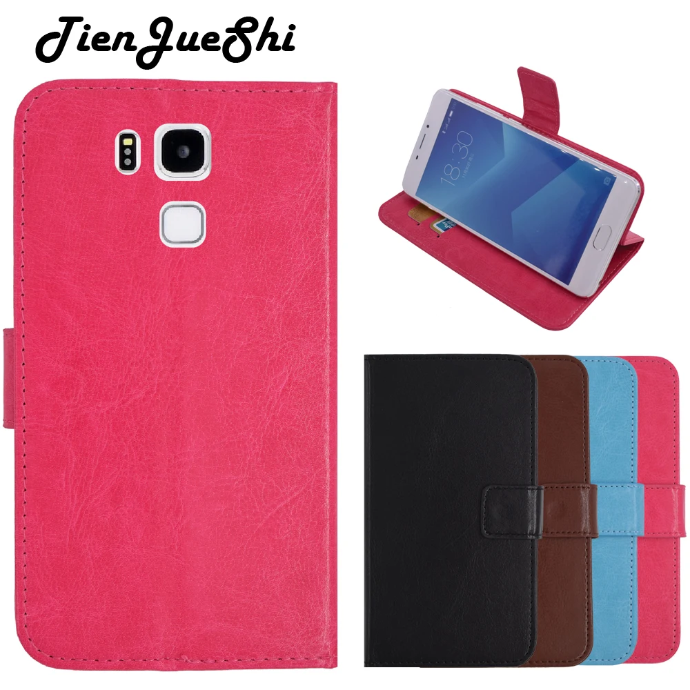 TienJueShi PU Book-Stand Leather Cover Protector Shell Wallet Etui Skin Case For XGODY Y17 6" | Мобильные телефоны и