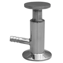 304 Stainless Steel Sanitary Sampling Valve 50.5Mm Ferrule Od Fit 1/2inch 1.5inch Tri Clamp