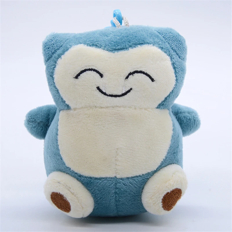 24 шт./лот милый Snorlax плюшевый мягкий брелок материал Snorlax Подвески украшение автомобиля дома дети лучший подарок на Рождество игрушки