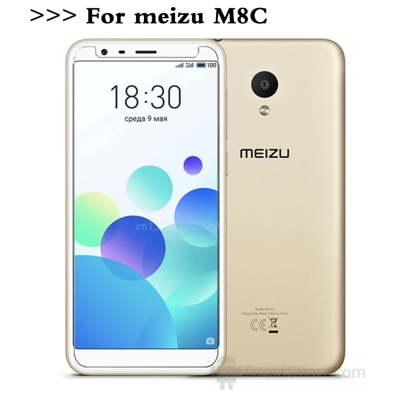 Высококачественное закаленное стекло для Meizu M8/M8 LITE, Защитная пленка для экрана, закаленное защитное стекло для Meizu M8 C M8C V8, чехол - Цвет: For Meizu m8c