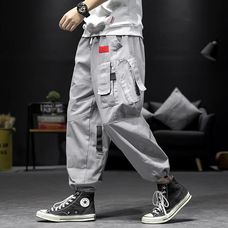 

2020 Spring New Style Japanese-style Interior Large Size Workwear Function Capri Pants M-5x Hk20027